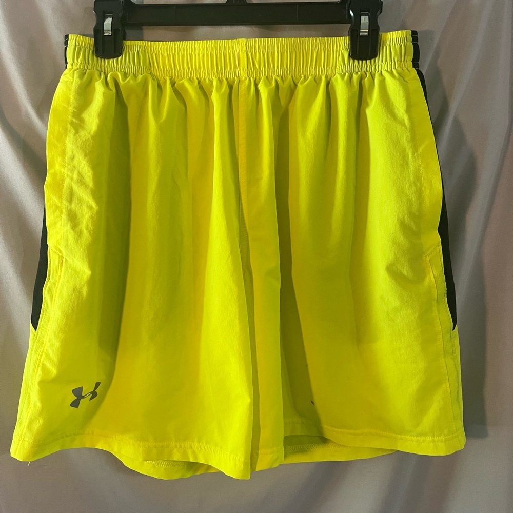 Under Armour Bright Yellow Sports Shorts